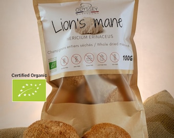 Lions' mane 100g Dried whole mushroom