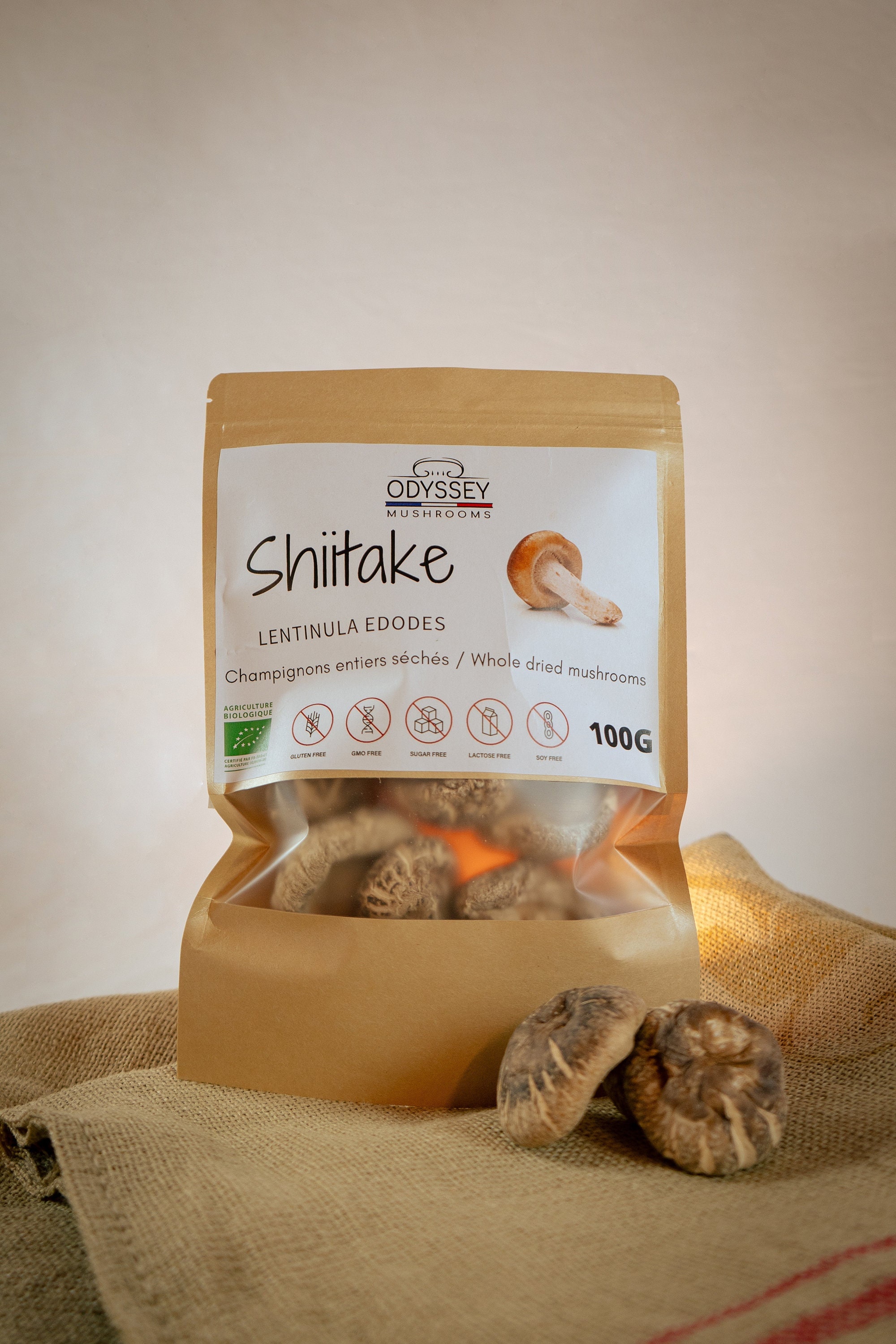 Cogumelo Shitake Desidratado ( Shiitake ) - 100g :: ASIA SHOP