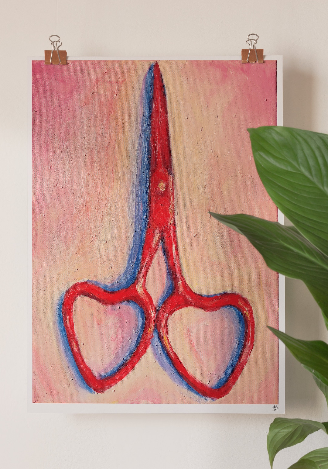 Scissoring | Fine Art Print | 8.5" x 11", 13”x19”