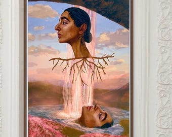 Surreale Spiegelungen | Kunstdruck | 8,5 x 11 Zoll, 13 x 19 Zoll