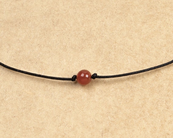 Carnelian Cord Necklace