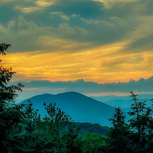 Sunset from Cutler Mountain Summit