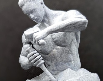 Decorative Sculpture - Handmade Self-Care Statue for Stylish Home Decor & Motivation in Resin - Home Decoration