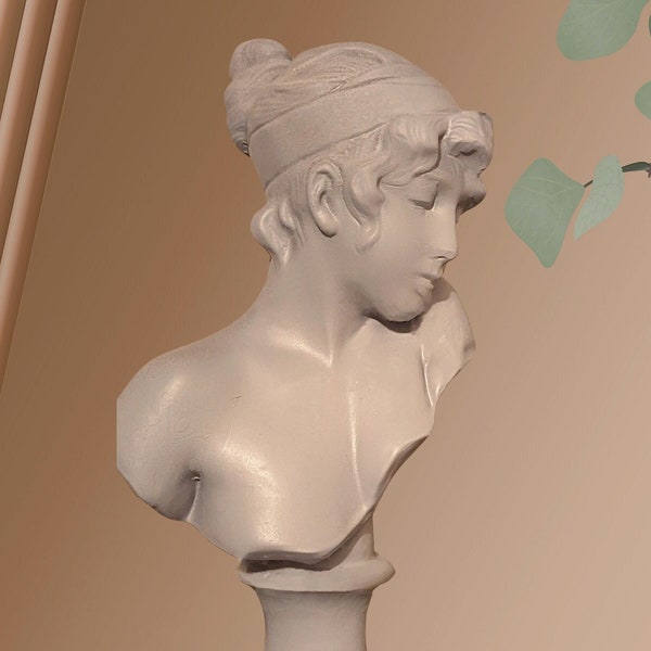 3D Druck Büste von Sappho Skulptur Resin Schreibtisch Deko
