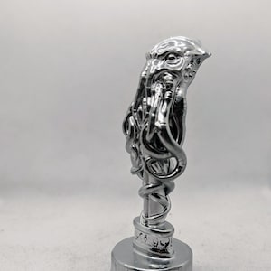 Cthulhu figure lovecraft Gothic home decoration silver Chrome