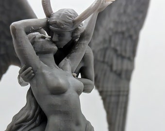 Baphomet Lilith Statue Gotik Halloween Dekoration 15cm