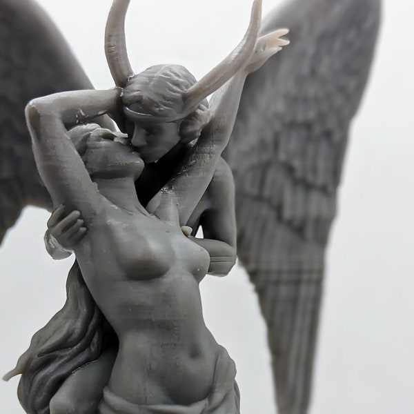 Baphomet Lilith Statue Gothic Halloween Decoration 15 cm