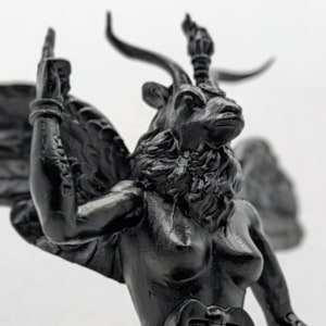Baphomet Statue Gothic Decoration Satan Sculpture
