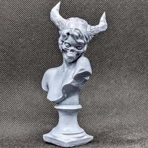 Sappho bust horror decoration approx. 14 cm, resin art 3d printed statue scary figure
