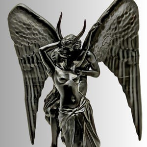 Gothic home decor | Gothic decoration | Lilith statue | Baphomet statue | Lilith altar | Occult decoration | Angels and devils | Witch cult