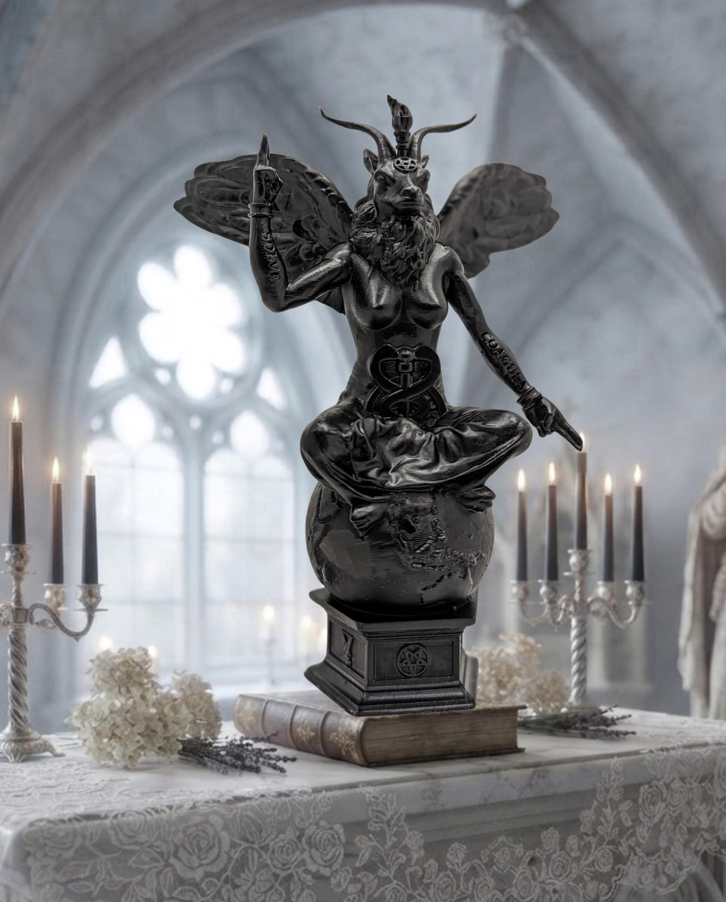 Satan Devil Statue - Etsy