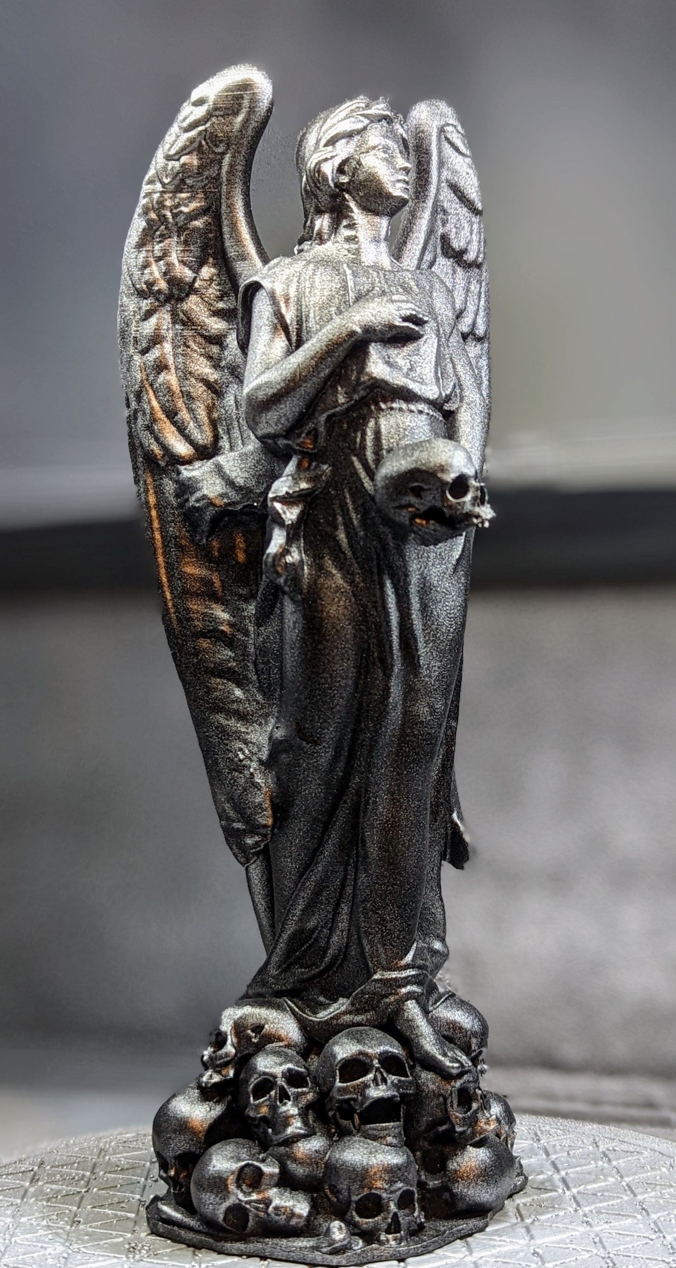 Angel of Death Statue Gothic Halloween Decoration Etsy