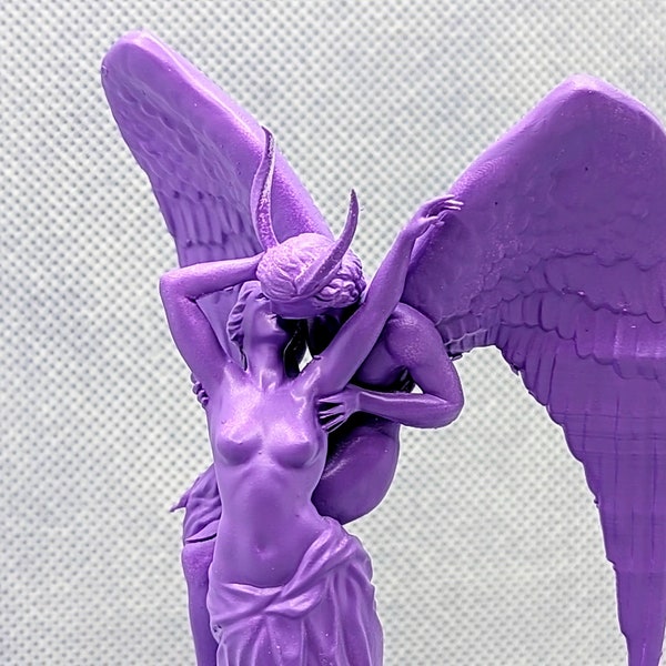 Decorative Pop Art Statue Angel and Devil Gothic home Decor Baphomet Lilith Statue Gothic Decoration Lucifer Statue Decoration Sculpture Satan 666