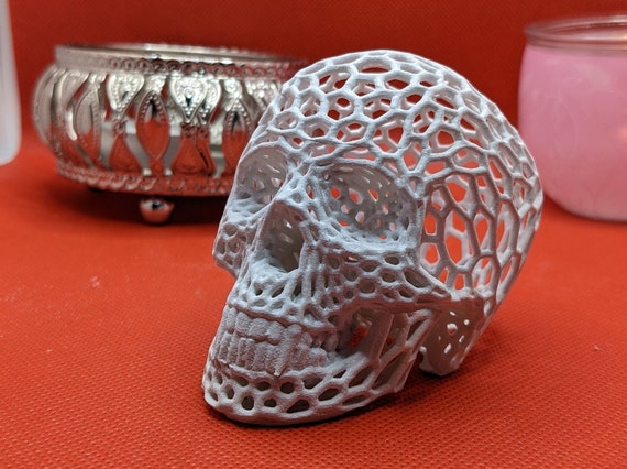 Wohndeko Totenkopf Dekoration skull 3D gedruckt UV Harz Home decor