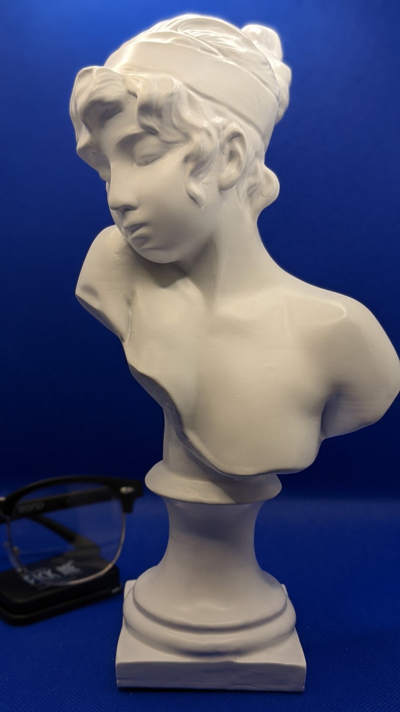 Bust of Sappho 3d Printed Greek Bust Home Decor Art Etsy