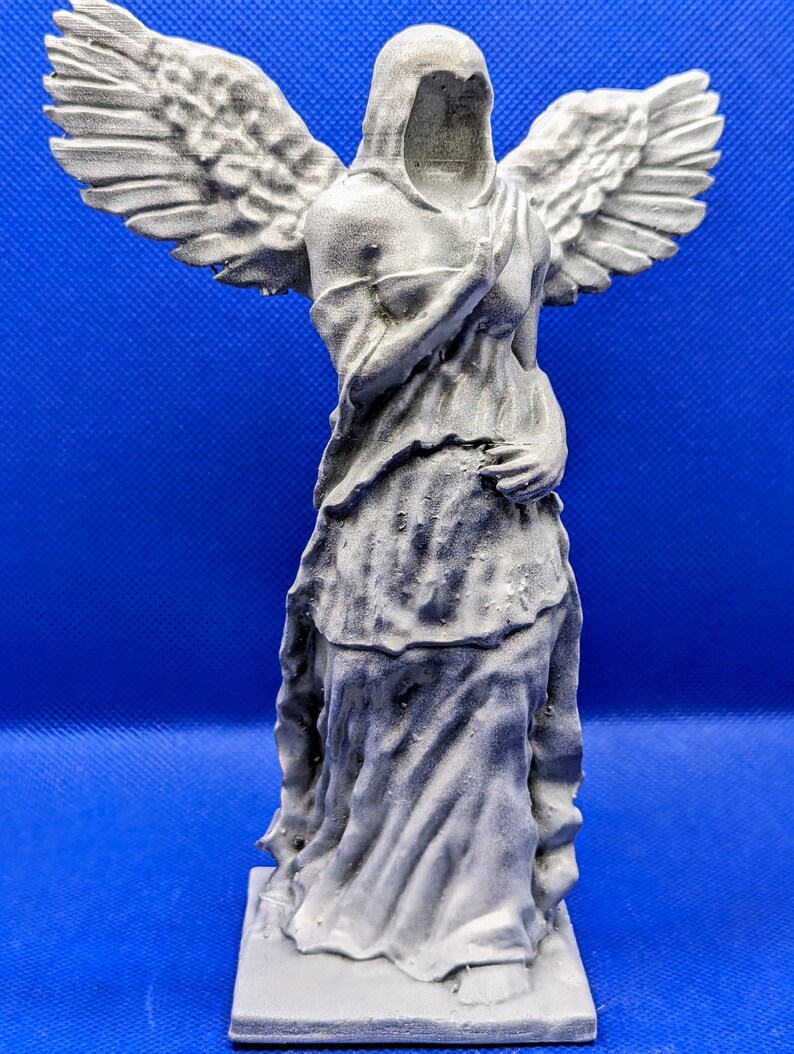 Faceless Archangel/angel Figure Without Face With Angel Wings. 3D ...