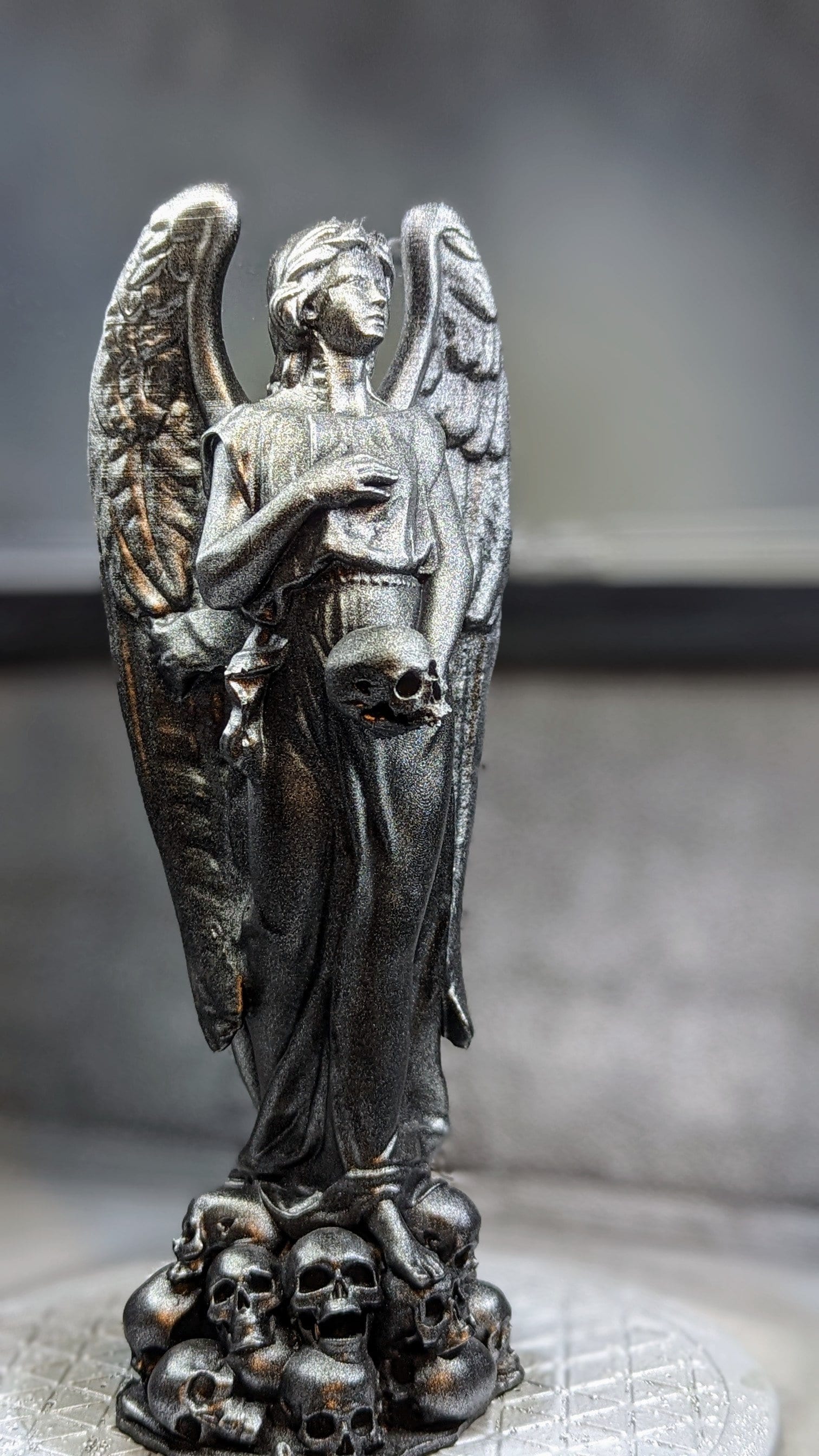 Angel of Death Statue Gothic Halloween Decoration Etsy