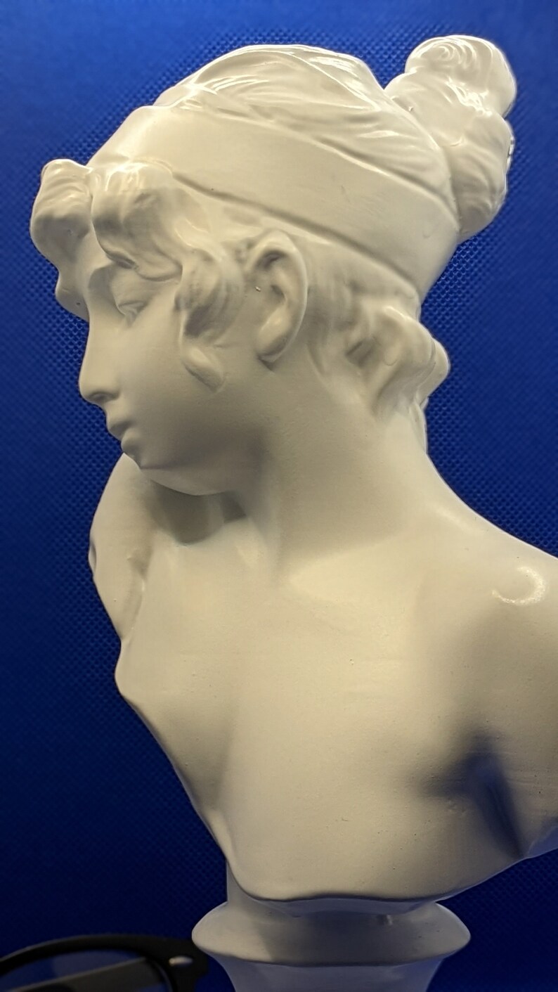 Bust of Sappho 3d Printed Greek Bust Home Decor Art Etsy