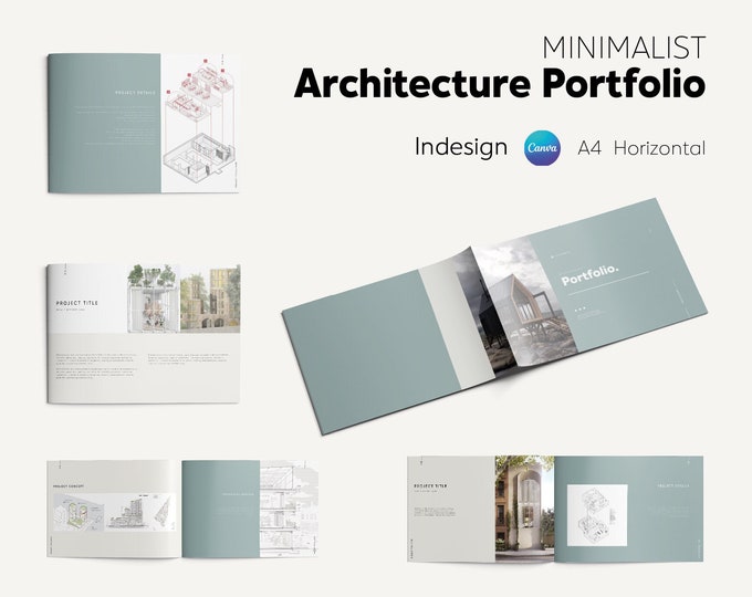 Indesign Template Portfolio - Architecture Interior Design Project ...