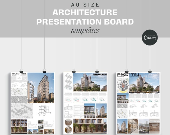Architecture Presentation Template Architecture Project Poster Editable ...