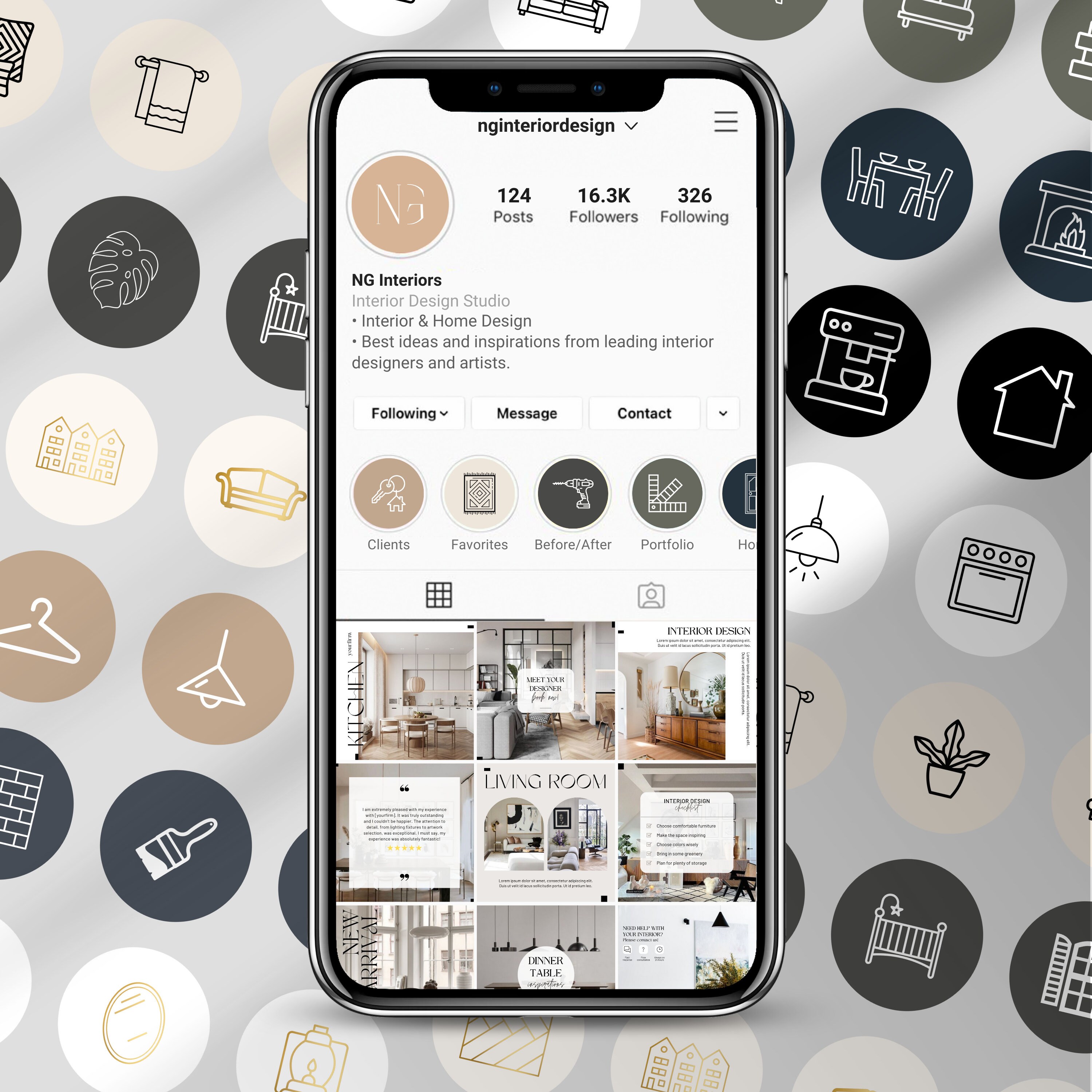 Home Renovation Instagram Highlight Covers, Construction Instagram ...