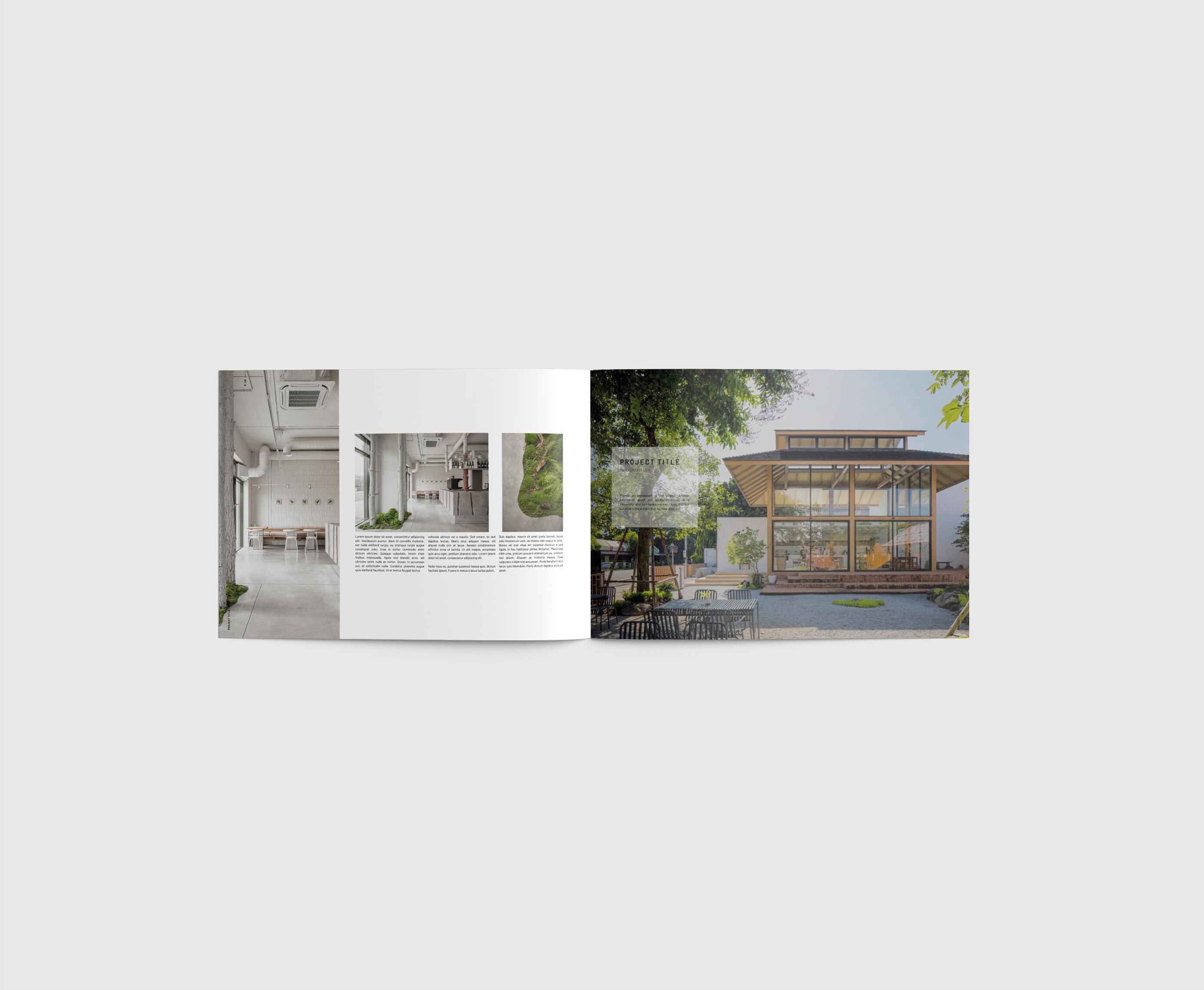 Architecture Portfolio Template A3 Landscape, Canva Portfolio Template ...