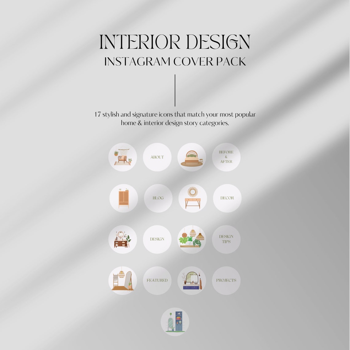 Home Renovation Instagram Highlight Covers | Interior Design Story ...
