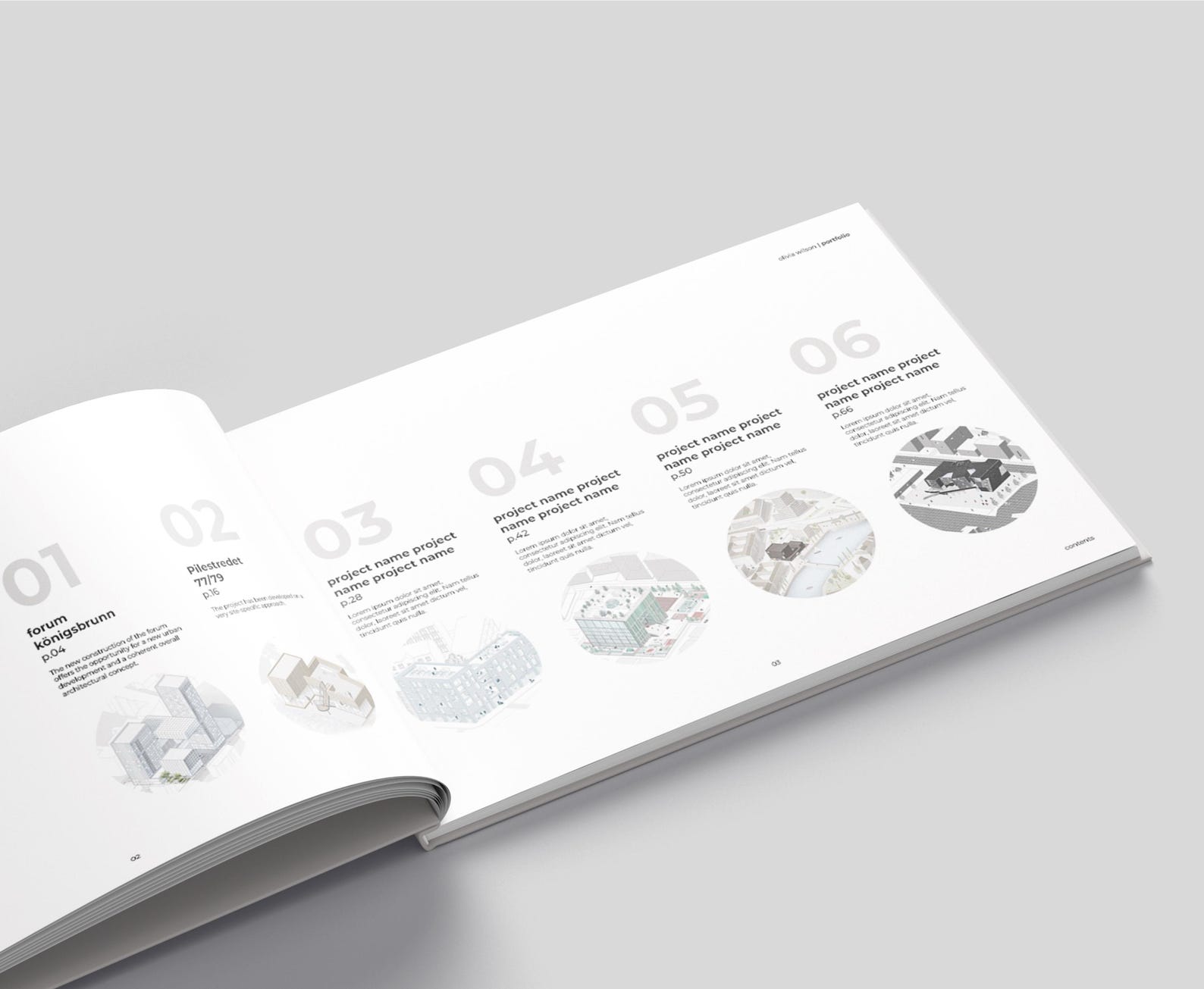 Professional Portfolio Template Canva, A4 Portfolio Layout ...