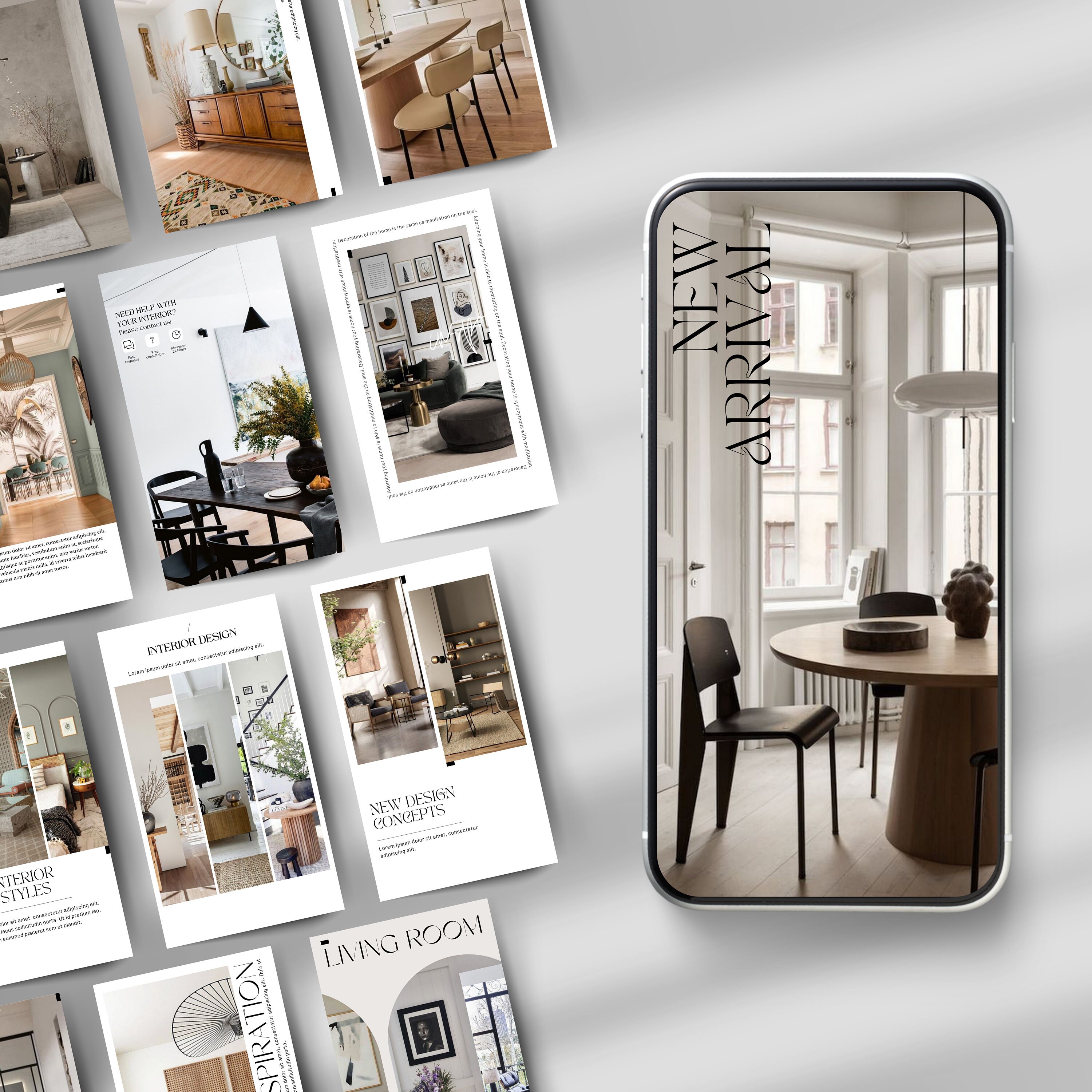 Interior Designers Instagram Story Template | Interior Design IG Story ...