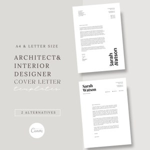 Cover Letter Template | Resume Cover Letter | Cover Letter Template Canva | Professional Cover Letter | Simple Cover Letter