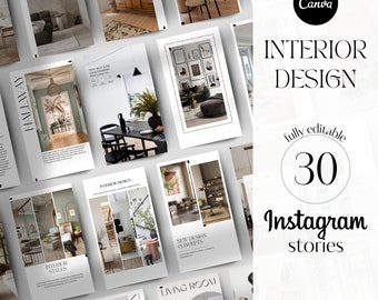 Interior Designers Instagram Post Template | Interior Design IG Post ...
