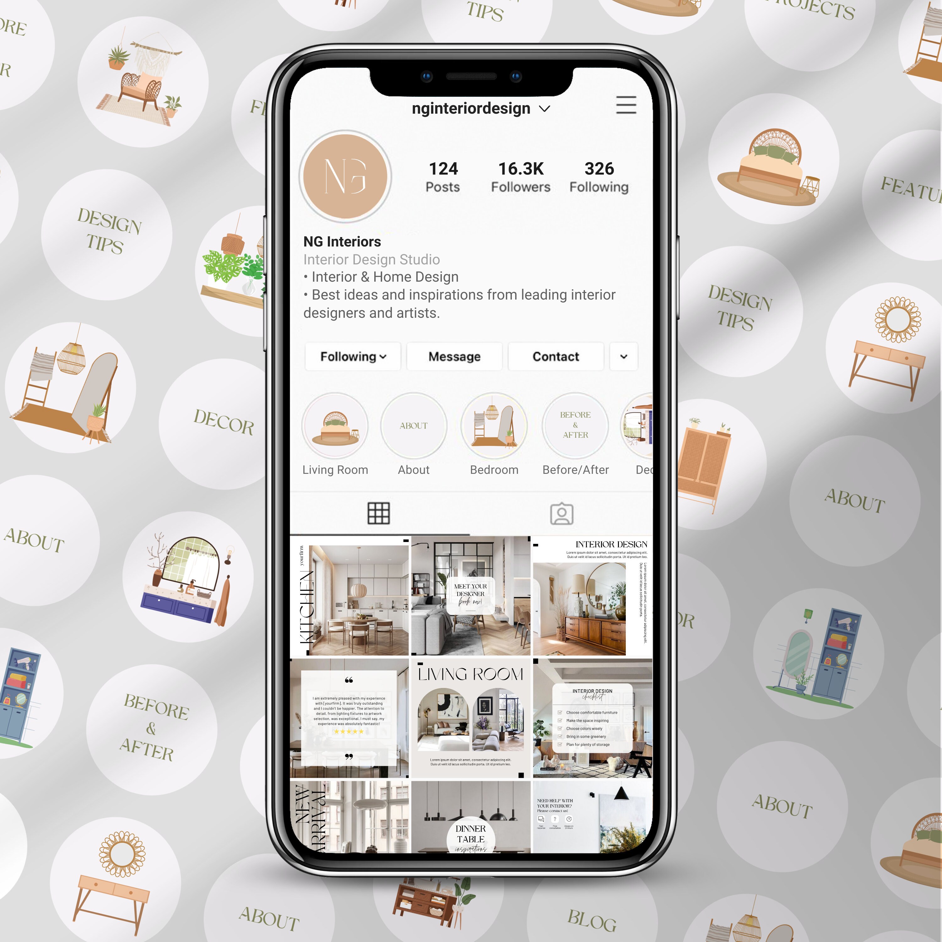 Home Renovation Instagram Highlight Covers | Interior Design Story ...