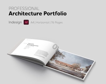 Professional Portfolio Template | InDesign Architecture Portfolio Brochure