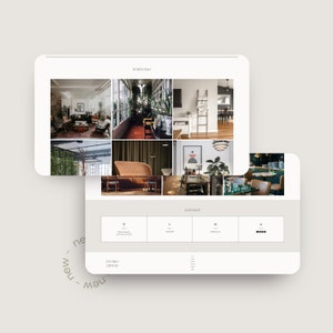 Interior Designer Website WIX Template | Interior Design Page WIX ...