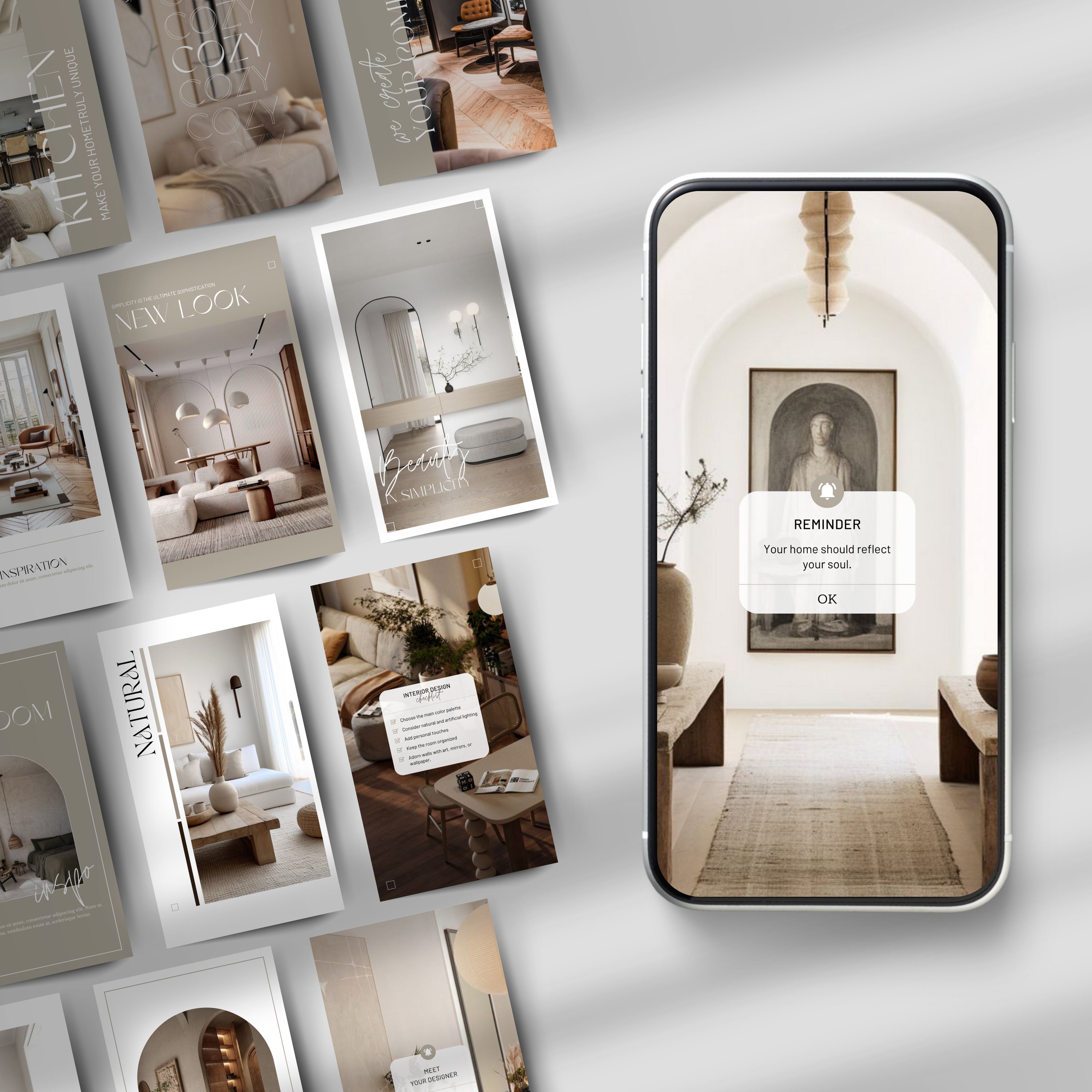 Interior Designers Instagram Story Template | Interior Design IG Story ...