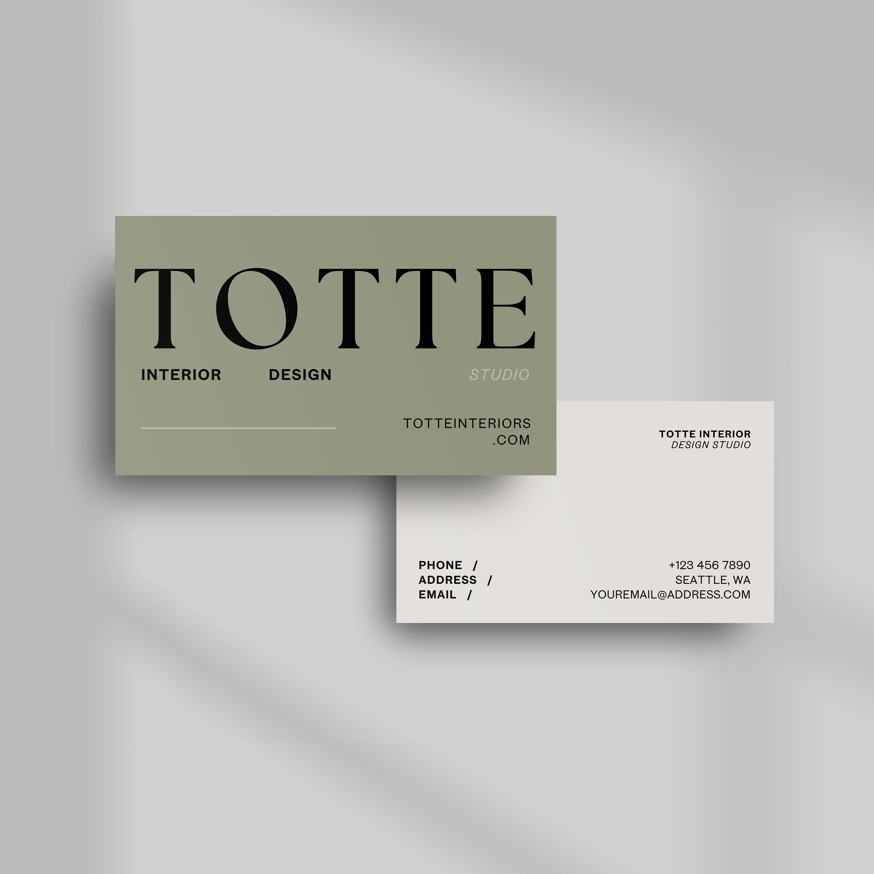 Architect Business Card Canva Template | Custom Business Card Template ...