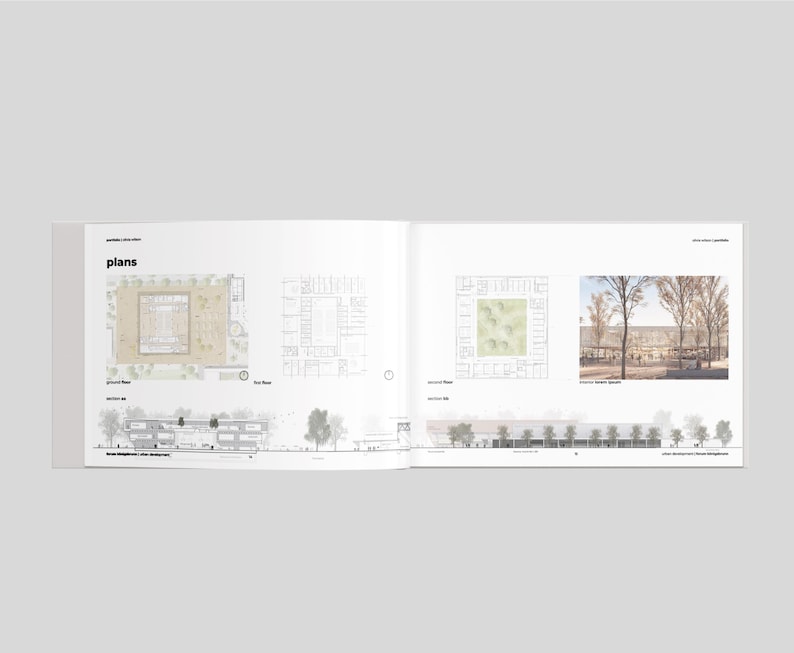 architectural portfolio design