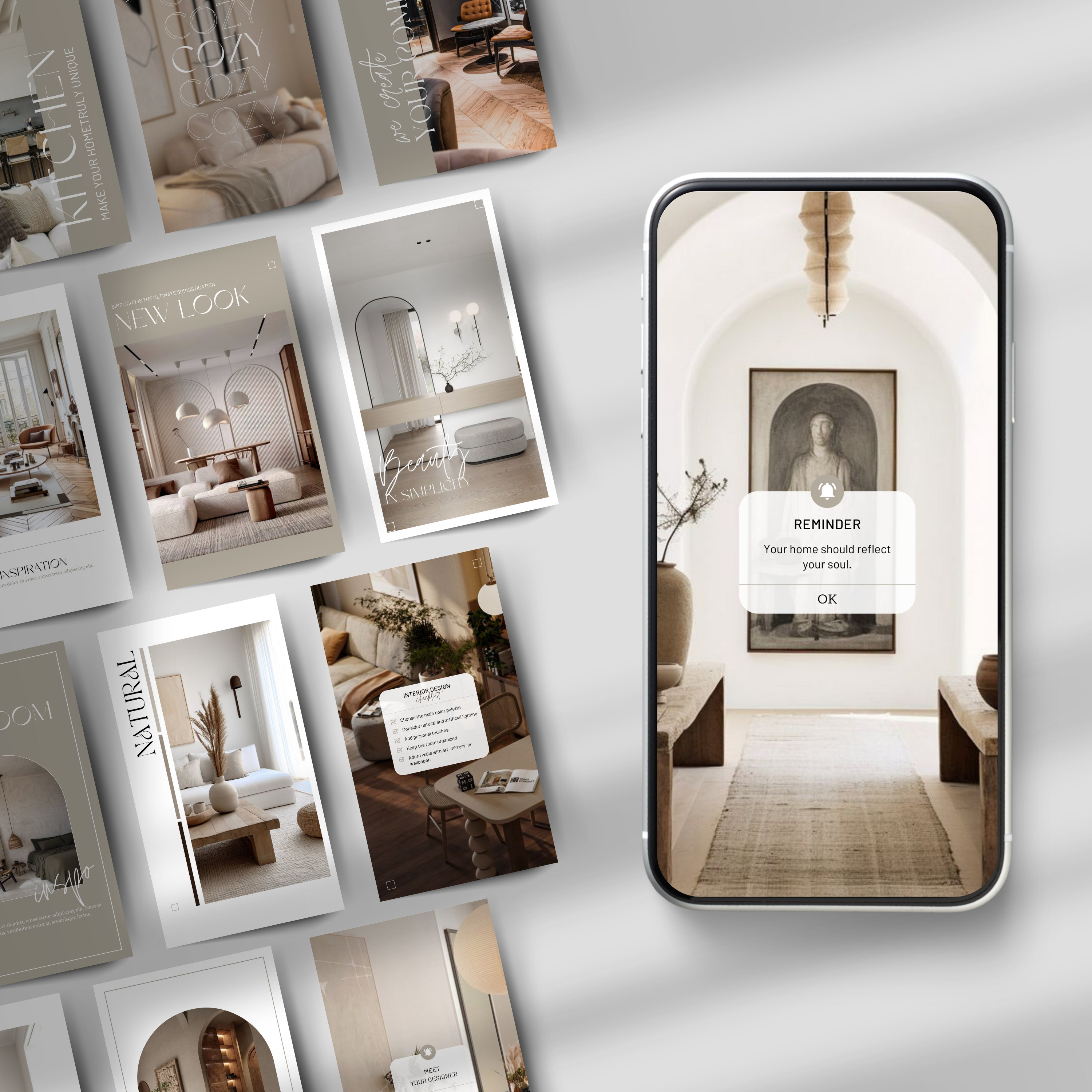Interior Designers Instagram Post Template | Interior Design IG Post ...