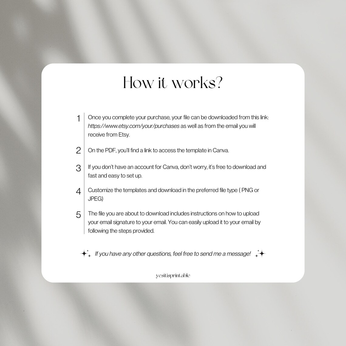 Email Signature Template, Custom Signature Design Gmail Template ...