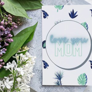 Folleto imprimible de mamá sentimental / Cartas a mamá / Regalo de recuerdo / Tarjeta con páginas de escritura / Tarjeta dulce del Día de la Madre / Descarga instantánea