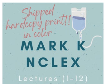 Mark K NCLEX Review - Hardcopy Color Printed