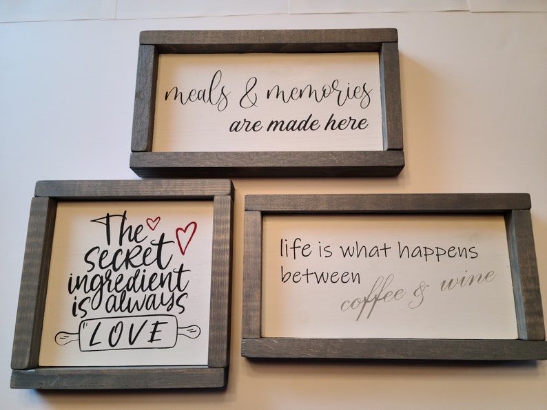 Small Wood Signs Shelf Signs Bookcase Decor Gift for Her Etsy