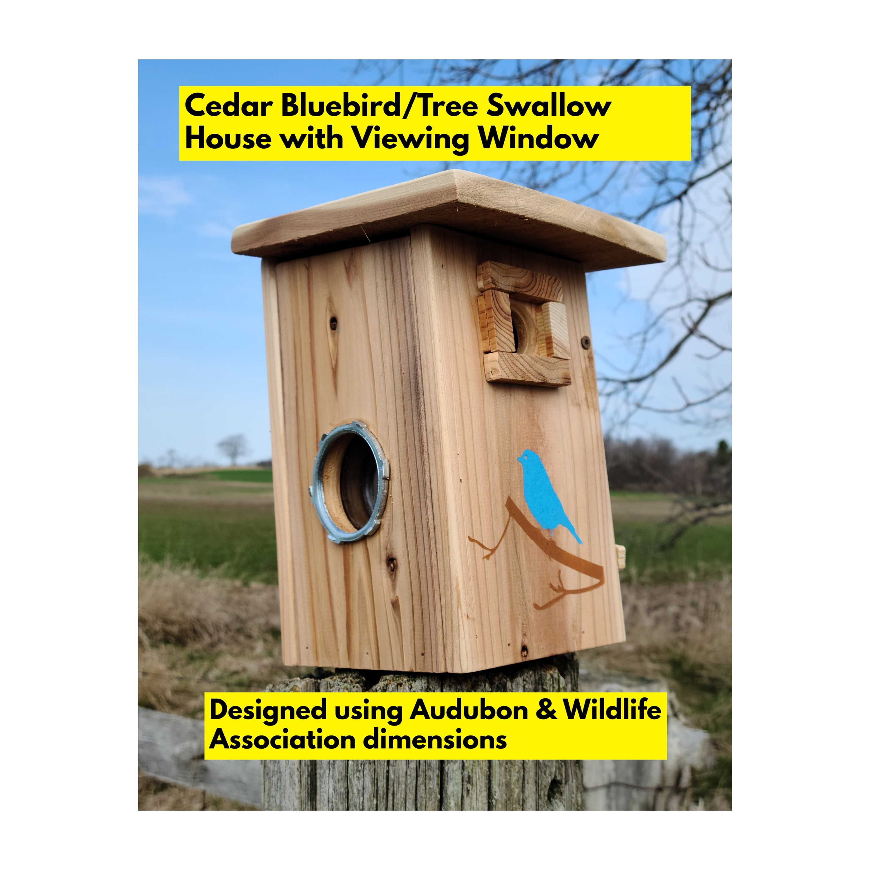Cedar Bluebird House