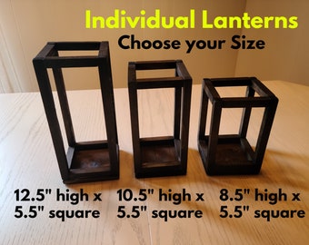 Wood Lantern Candle Holders, Wedding Table Centerpieces, Lantern Centerpiece, Fireplace Decoration, Floor Lanterns