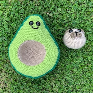 Avocadog (Avocado Dog) Easy Beginner-Friendly Amigurumi Crochet Pattern Unique Gift Idea for Animal Lovers
