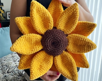 Mini Summer Sunflower Pillow PATTERN