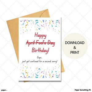 Poisson d'avril anniversaire meme carte, jolie carte de voeux imprimable drôle drôle d'esprit