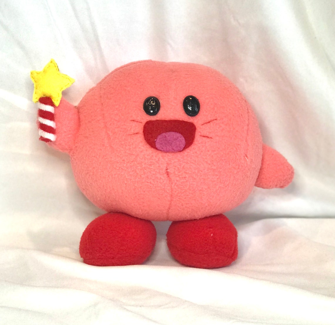 Bandai Inspired 1993 Themed Star Rod Kirby Plush SMALL | Etsy