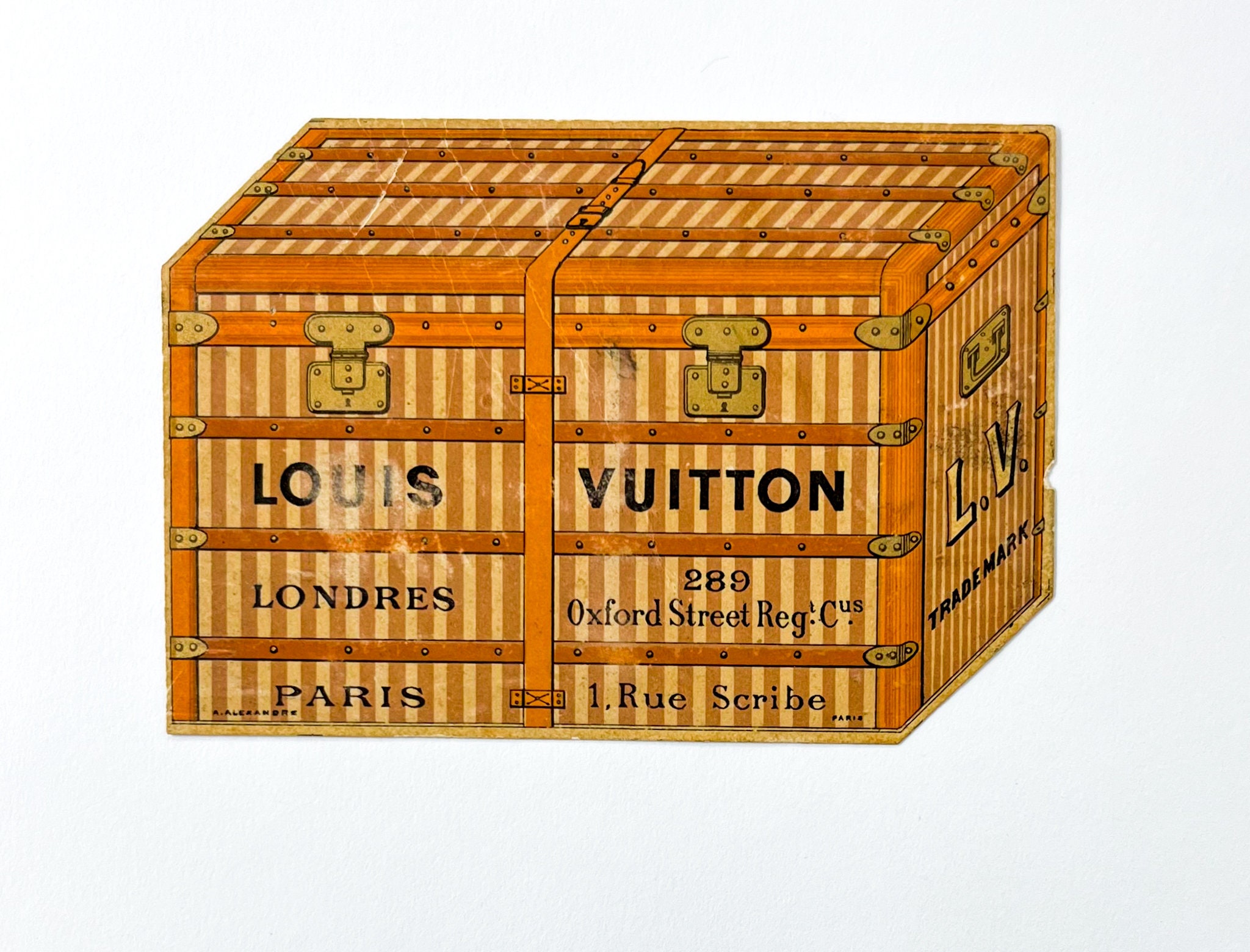 Louis Vuitton Large 'Monogram' Trunk Suitcase (1980's) — The Pop-Up📍