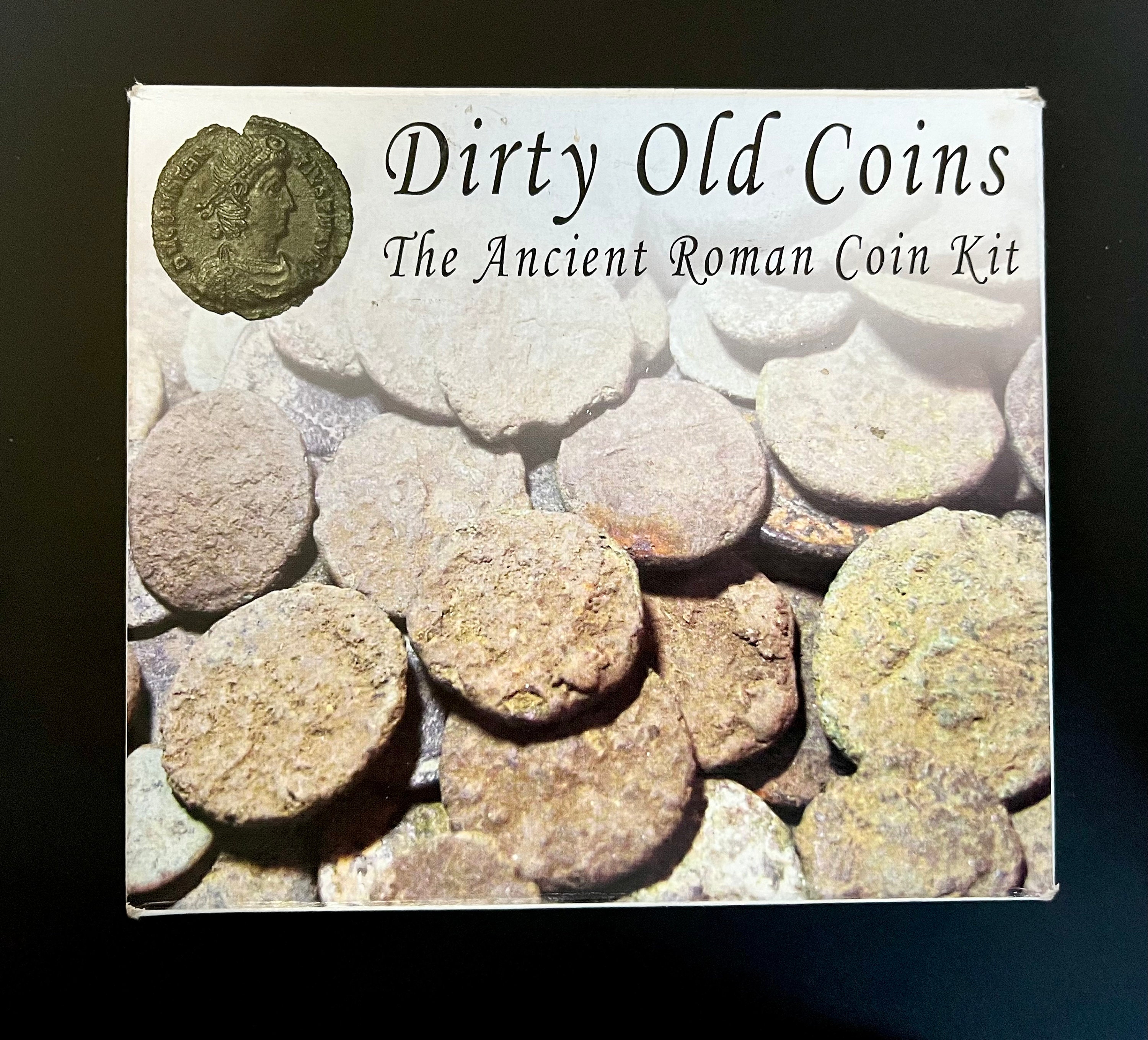 Dirty Old Coins A Kit for Cleaning and Identifying Old Roman Coins Free  Shipping 